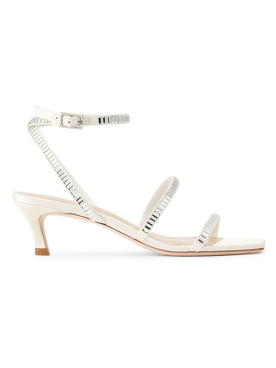 Women's Cetim Bonin Atenas 45MM Sandals - White - Size 8