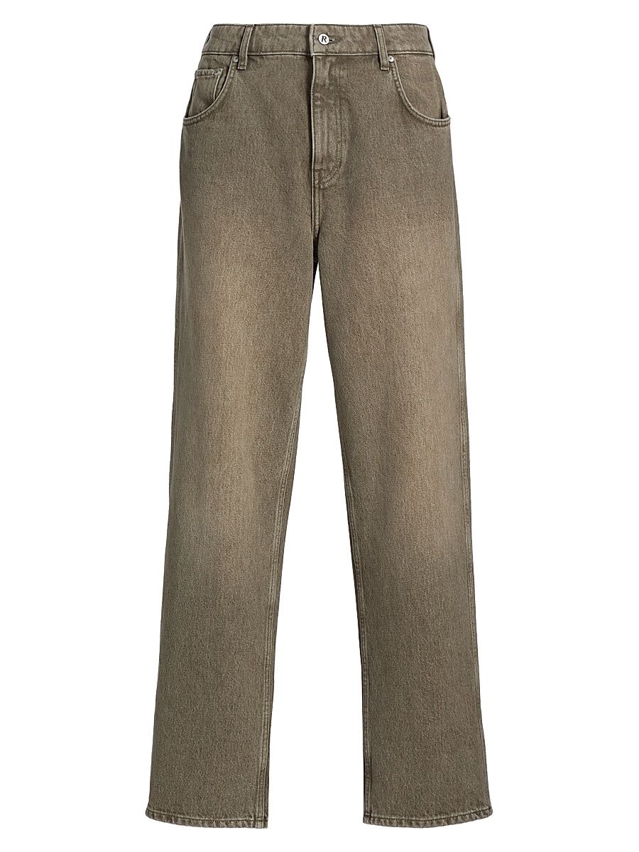 Men's Legacy R3 Baggy Cotton Jeans - Washed Olive - Size 36