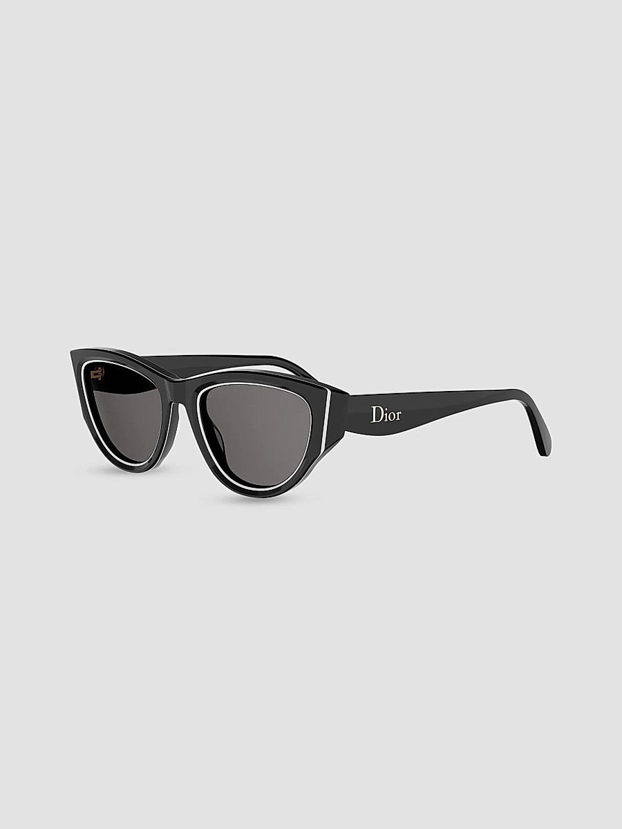 Women's Dior Pop B1I 52MM Cat-Eye Sunglasses - Black Grey