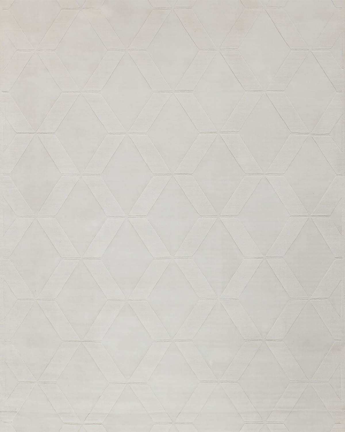 Brunello Hand-Loomed White Rug