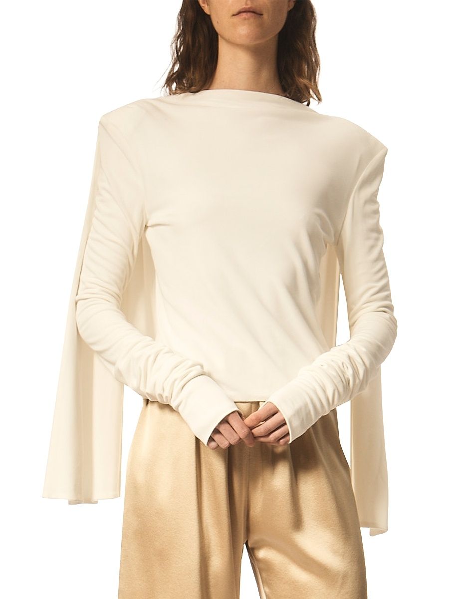 Women's The Porset Draped Top - Batter - Size Large