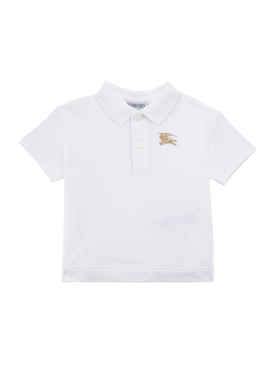 Little Boy's & Boy's EKD Polo Shirt - White - Size 6 Months