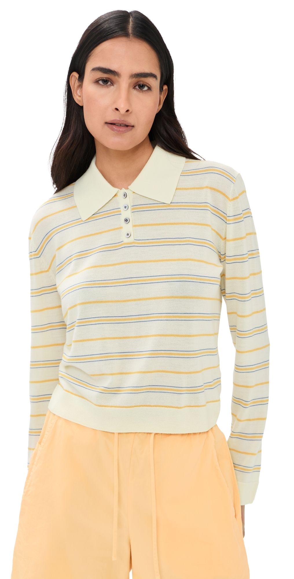 Leset James Stripe Polo Soleil Stripe S
