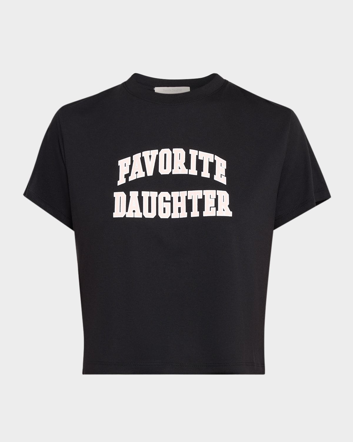 The Cropped Collegiate Short-Sleeve Tee