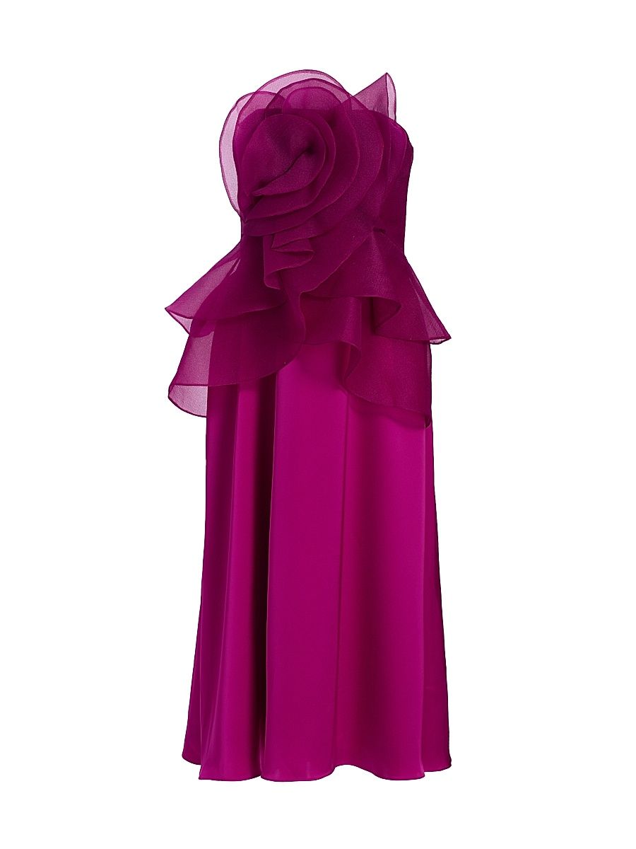 Women's Victoria Draped Rose Cocktail - Sangria - Size 14
