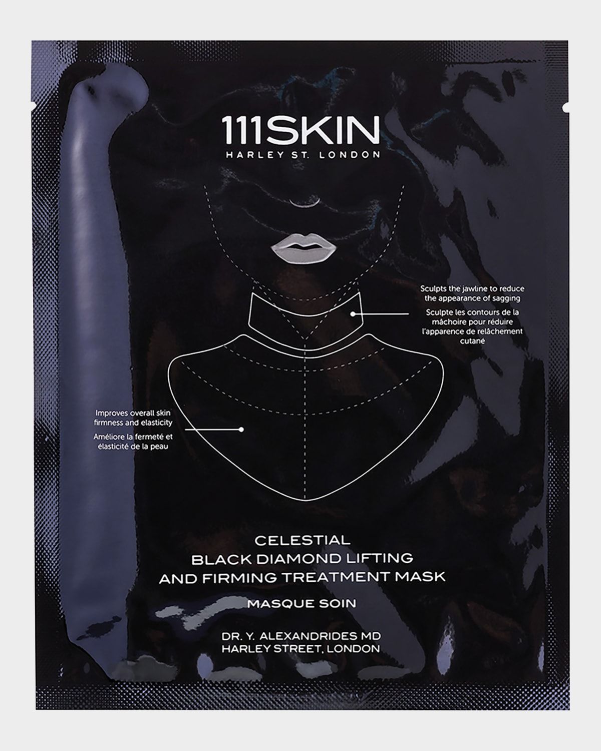 Black Diamond Lifting & Firming Neck Mask, 5 Count