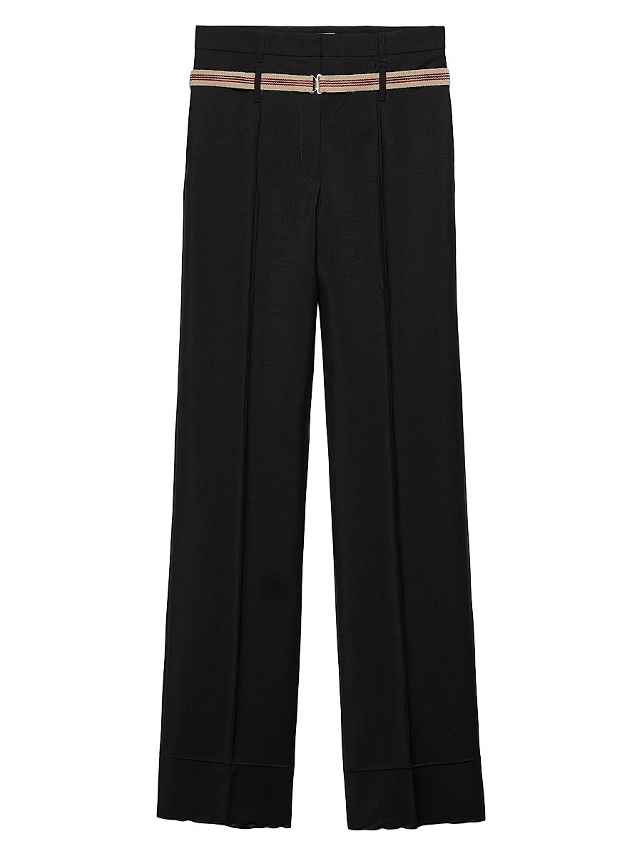 Women's Kid Mohair Pants - Black - Size 0