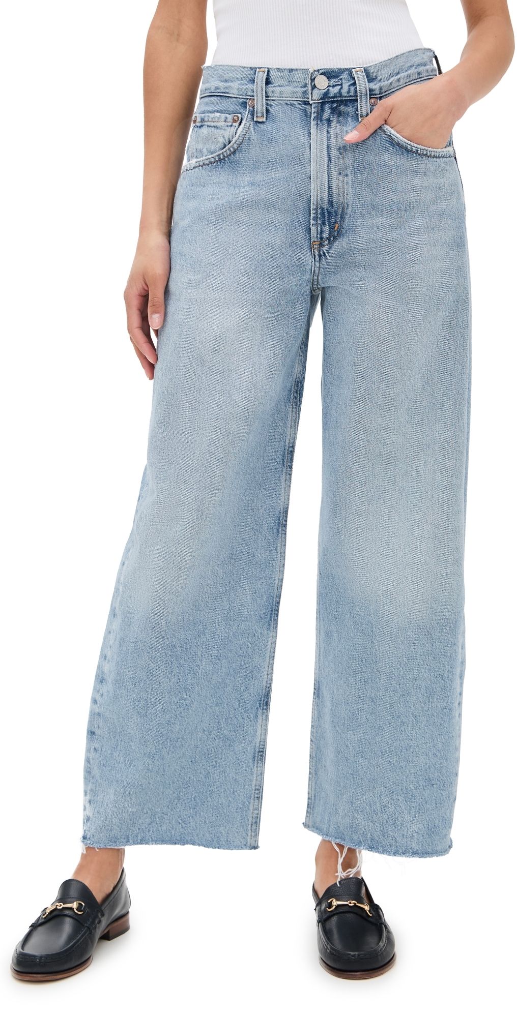 AGOLDE Low Curve Fray Jeans Force 31