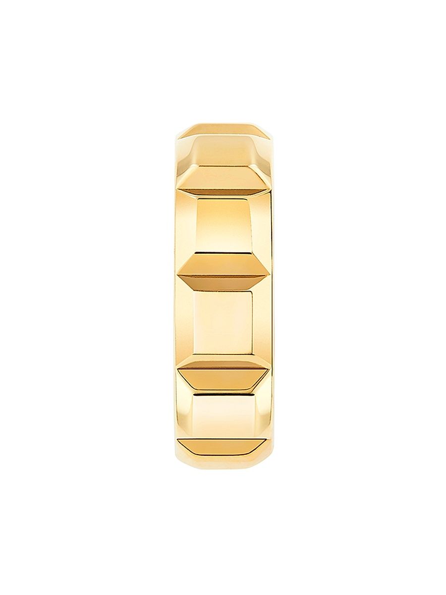 Women's Quatre Clou De Paris 18K Yellow Gold Single Huggie Hoop Earring - Yellow Gold