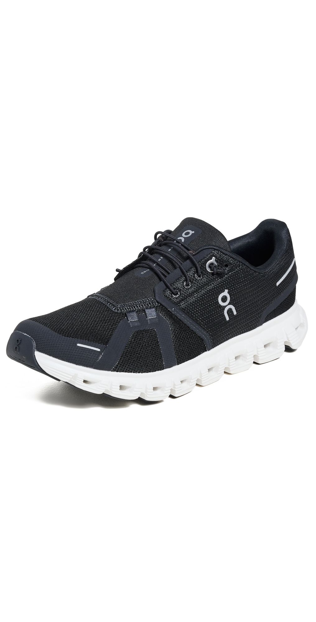 On Cloud 6 Sneakers Black White 9