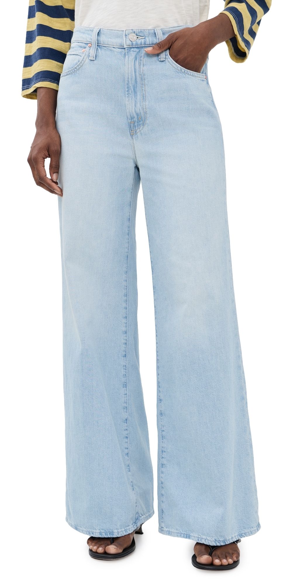 MOTHER The Ditcher Roller Zip Skimp Jeans Shaken Not Stirred 27