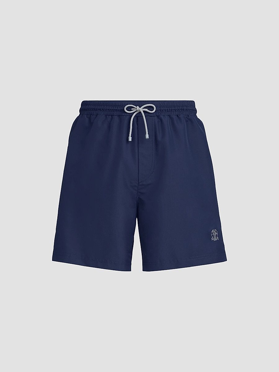 Men's Swim Shorts - Navy Blue - Size Large
