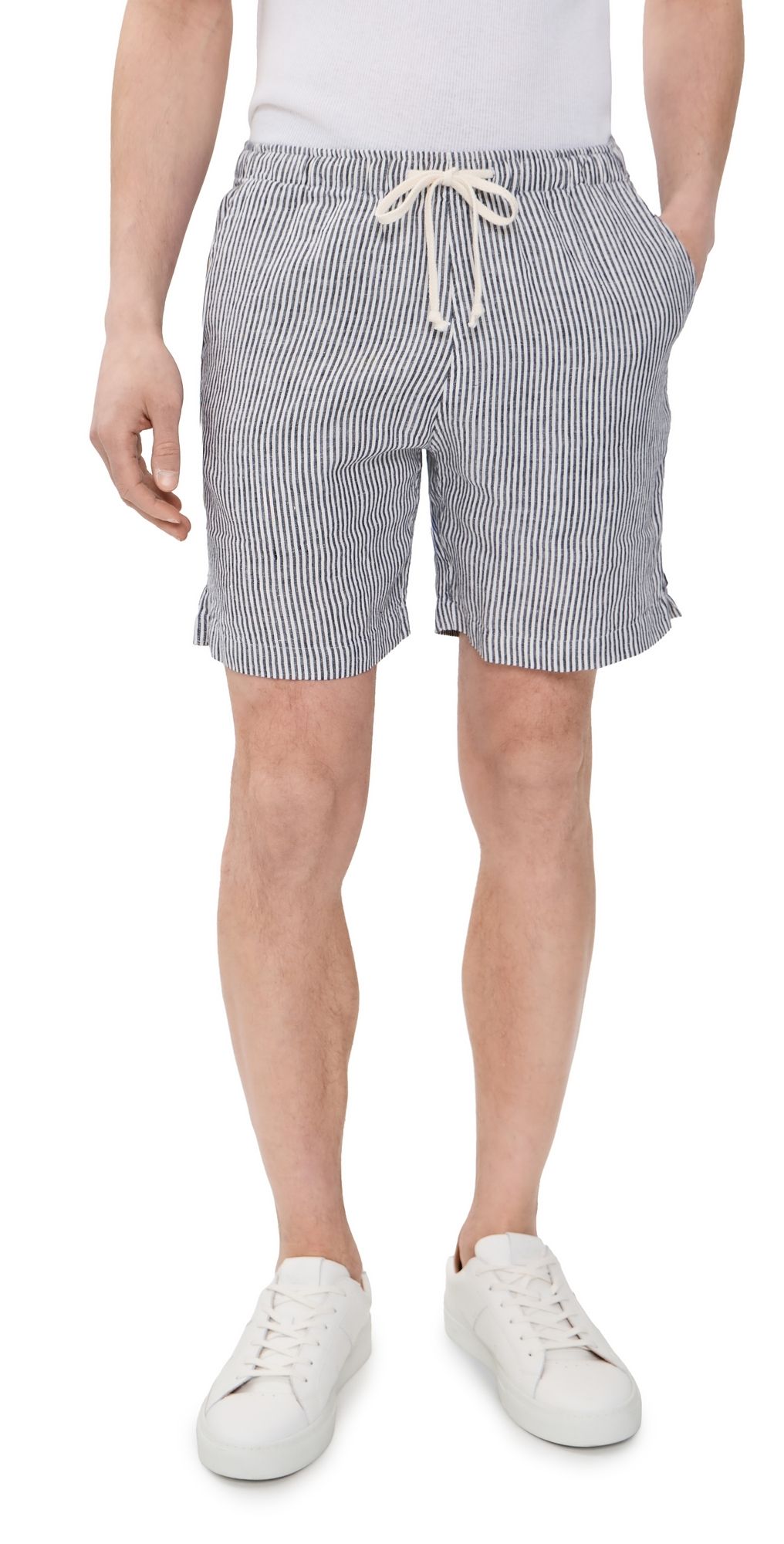 Alex Crane Linen Bo Shorts 7 Lines S
