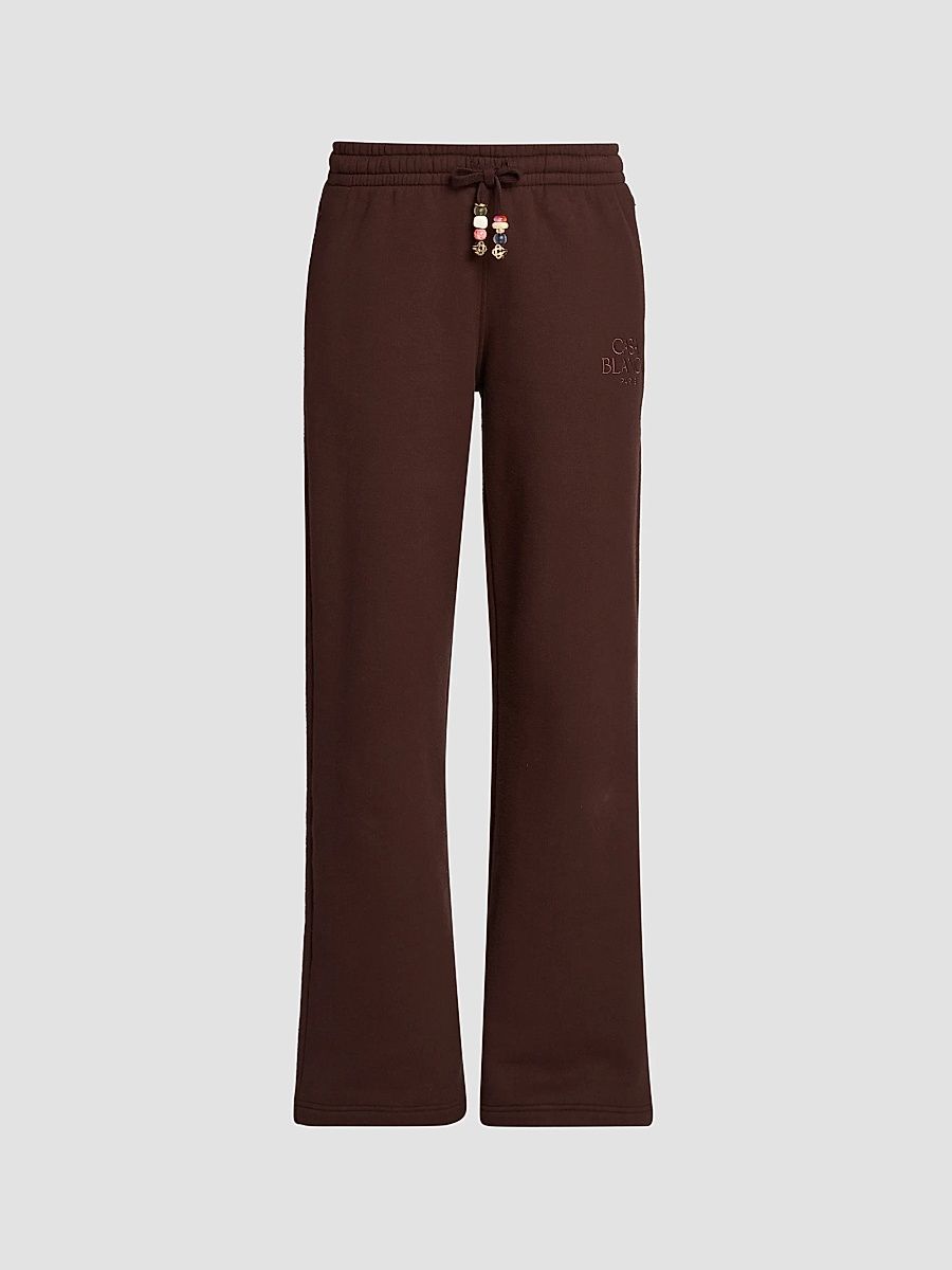 Women's Cotton-Cashmere Drawstring Sweatpants - Brown - Size XS