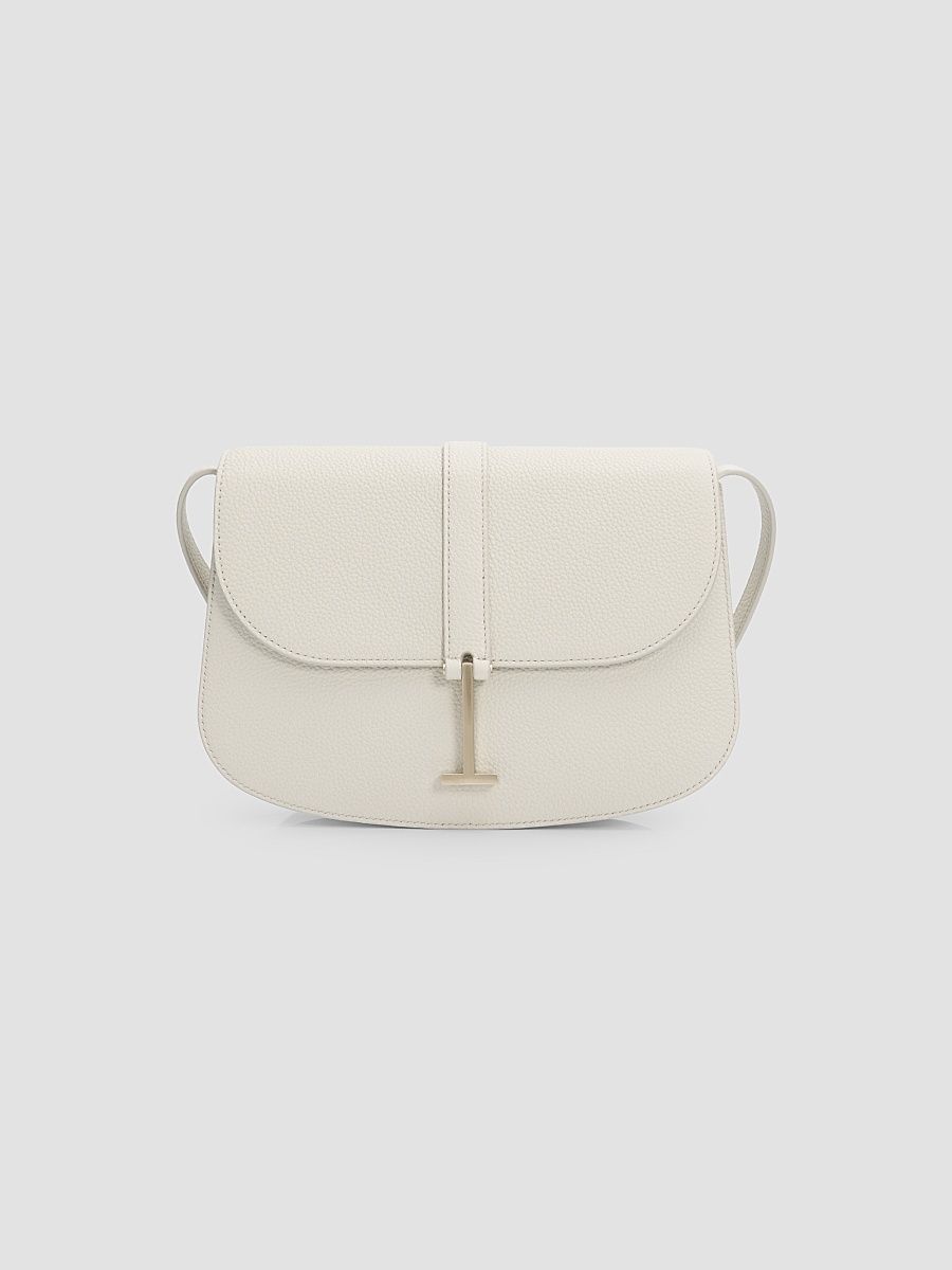 Women's Kara Small Leather Crossbody Bag - Dove Grey