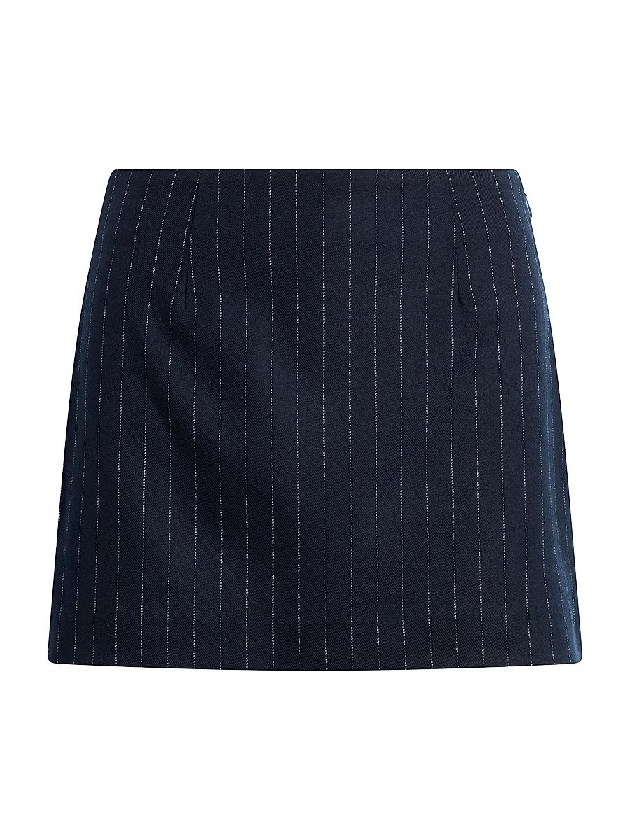 Women's The Favorite Pinstripe Skort - Navy Pinstripe - Size 8