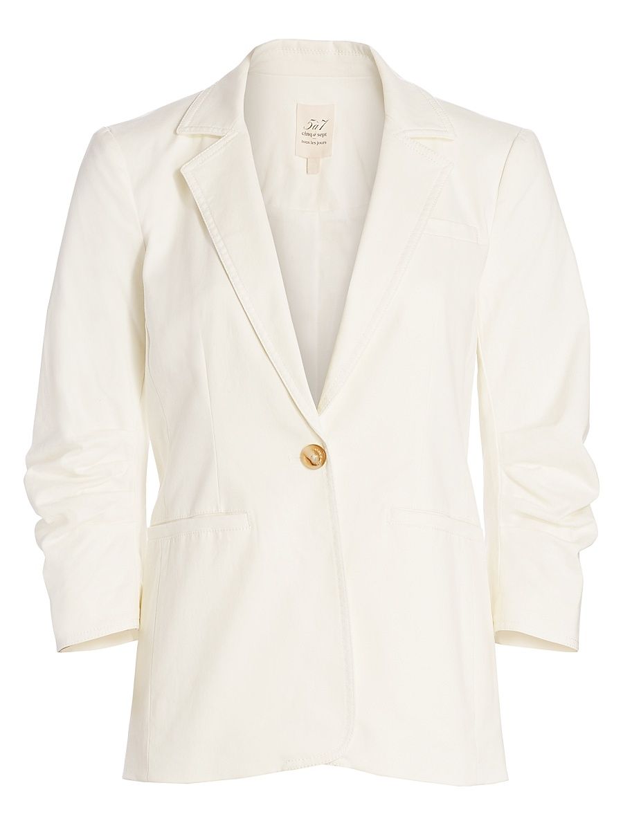 Women's Twill Khloe Blazer - Ivory - Size 4