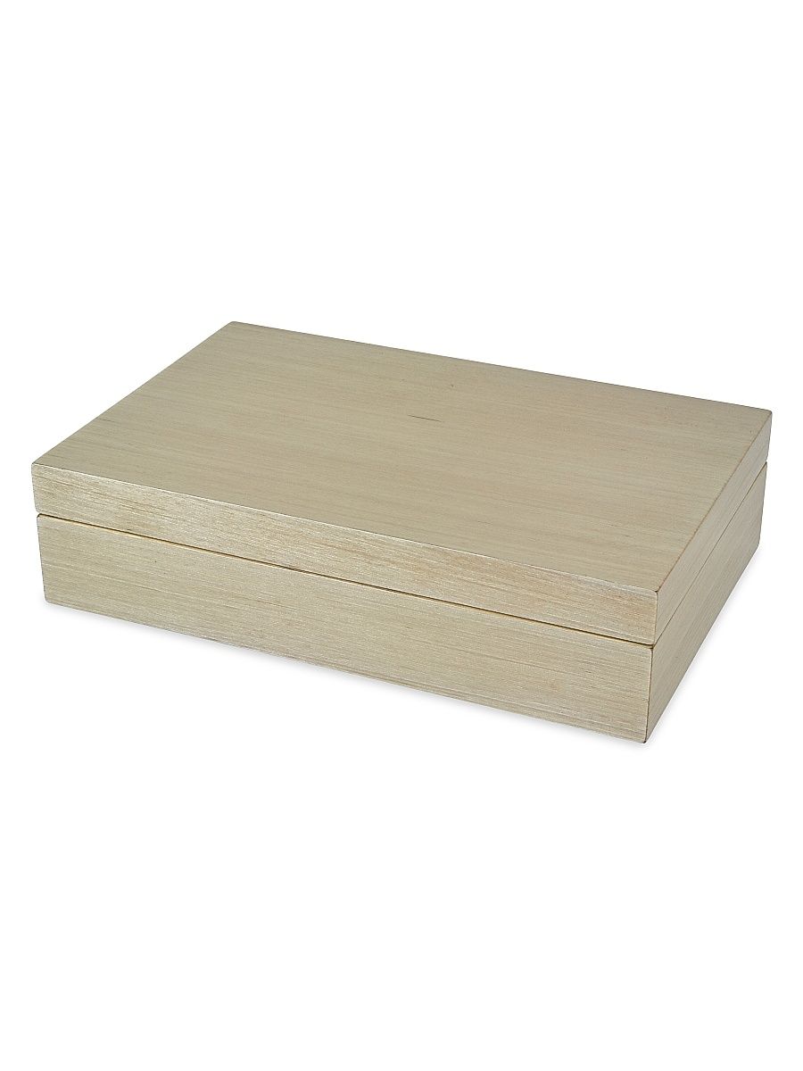 Wood Jewelry Box - Gray
