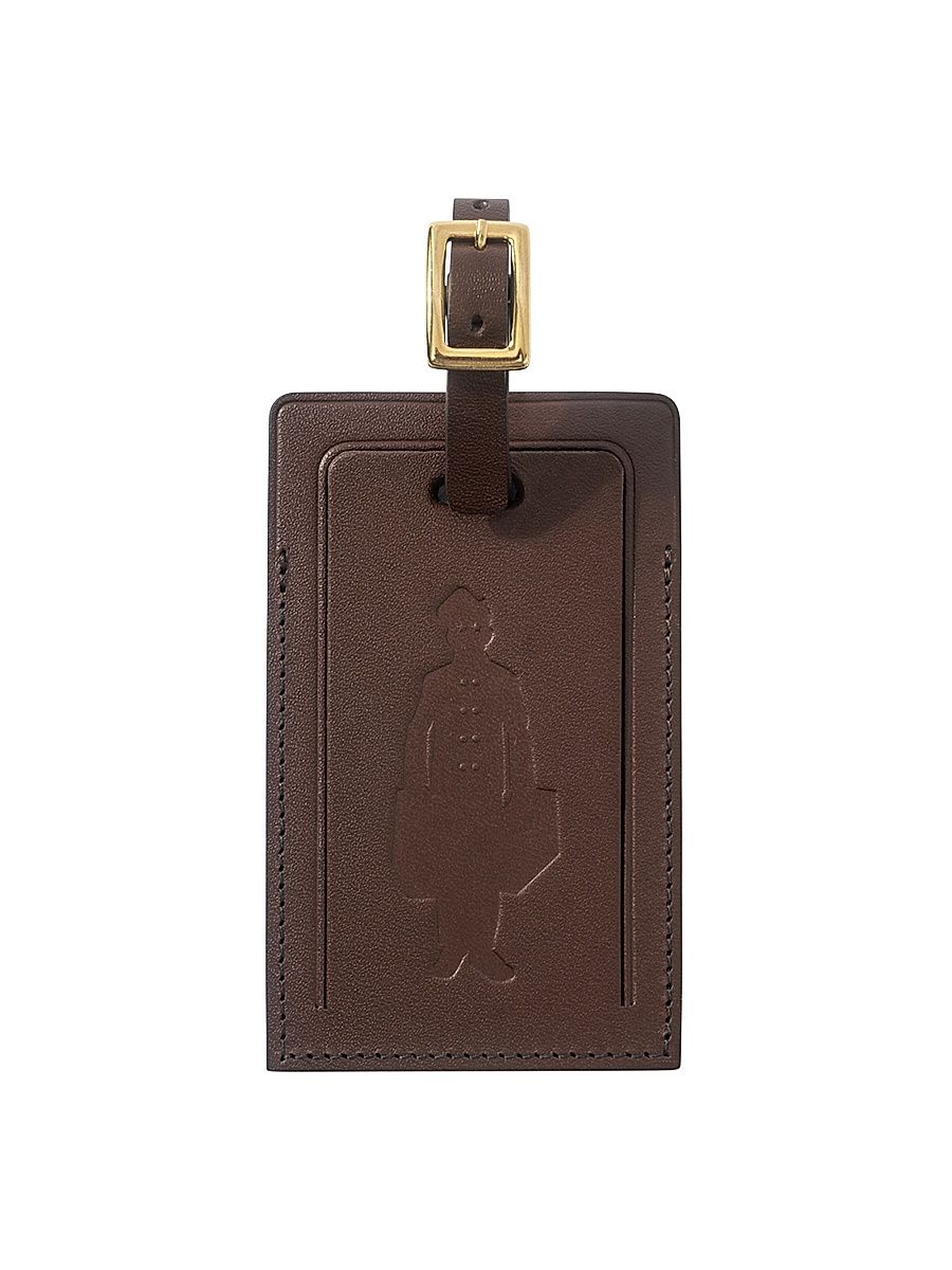 Globe-Trotter Leather Luggage Tag