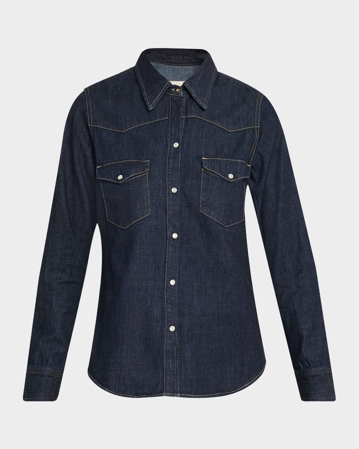 Travis Denim Western Shirt