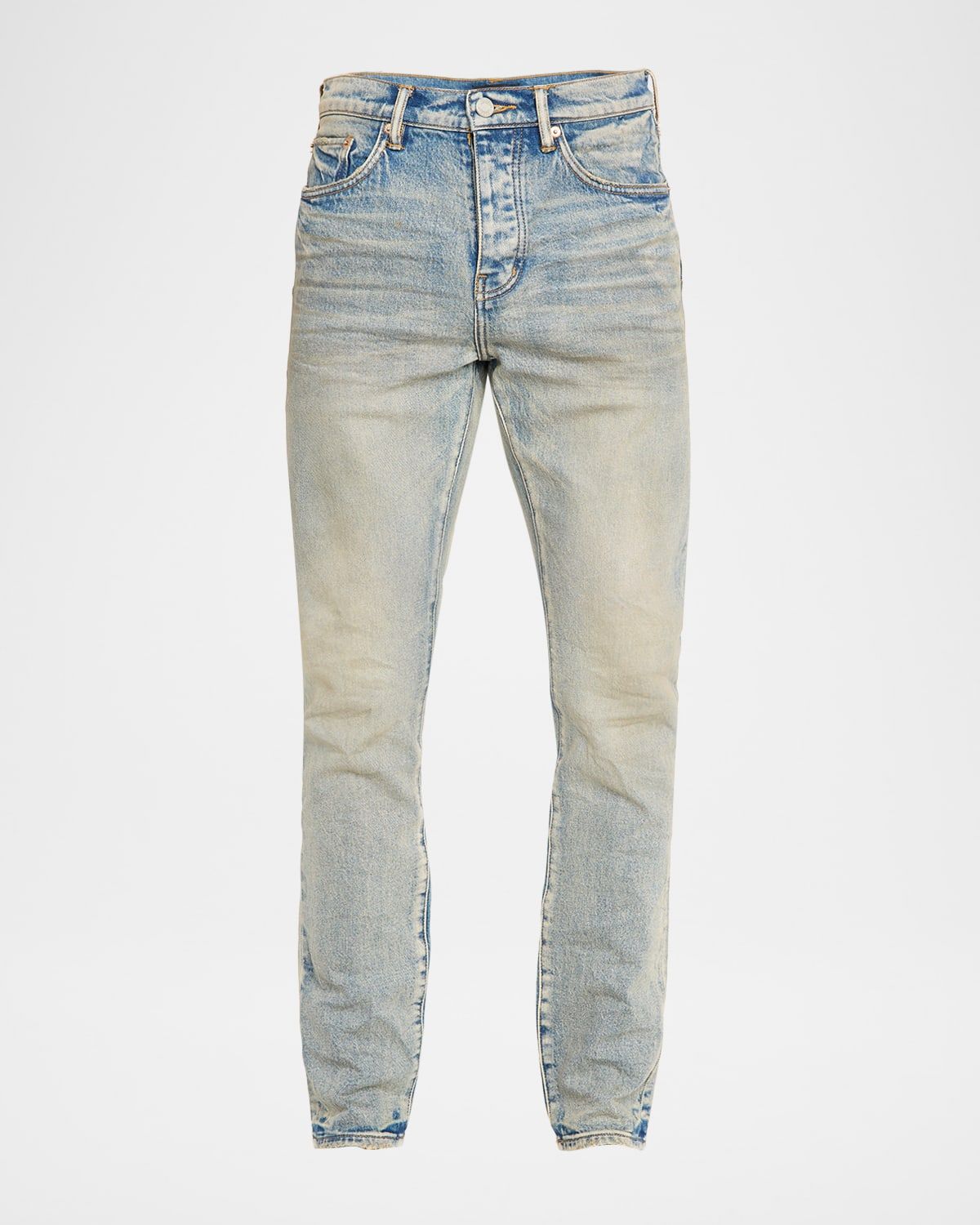 Men & apos;s Glow Dirty Light Wash Jeans