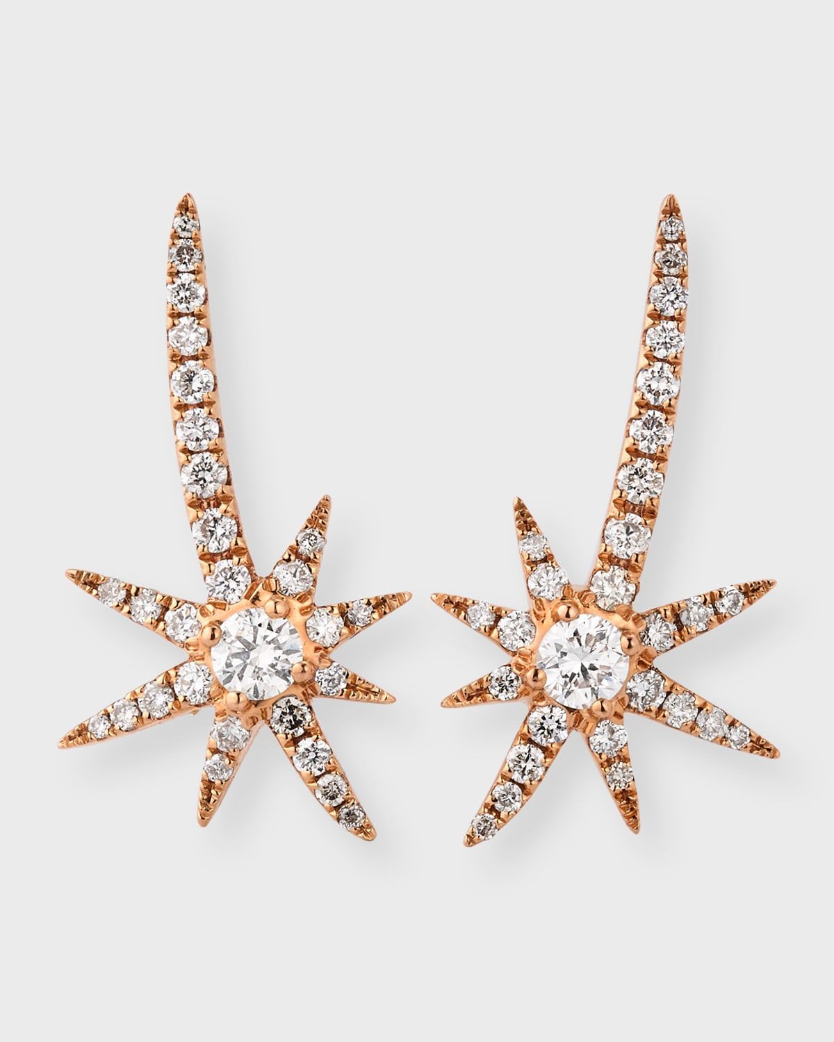 Rose Shooting Starburst Earrings