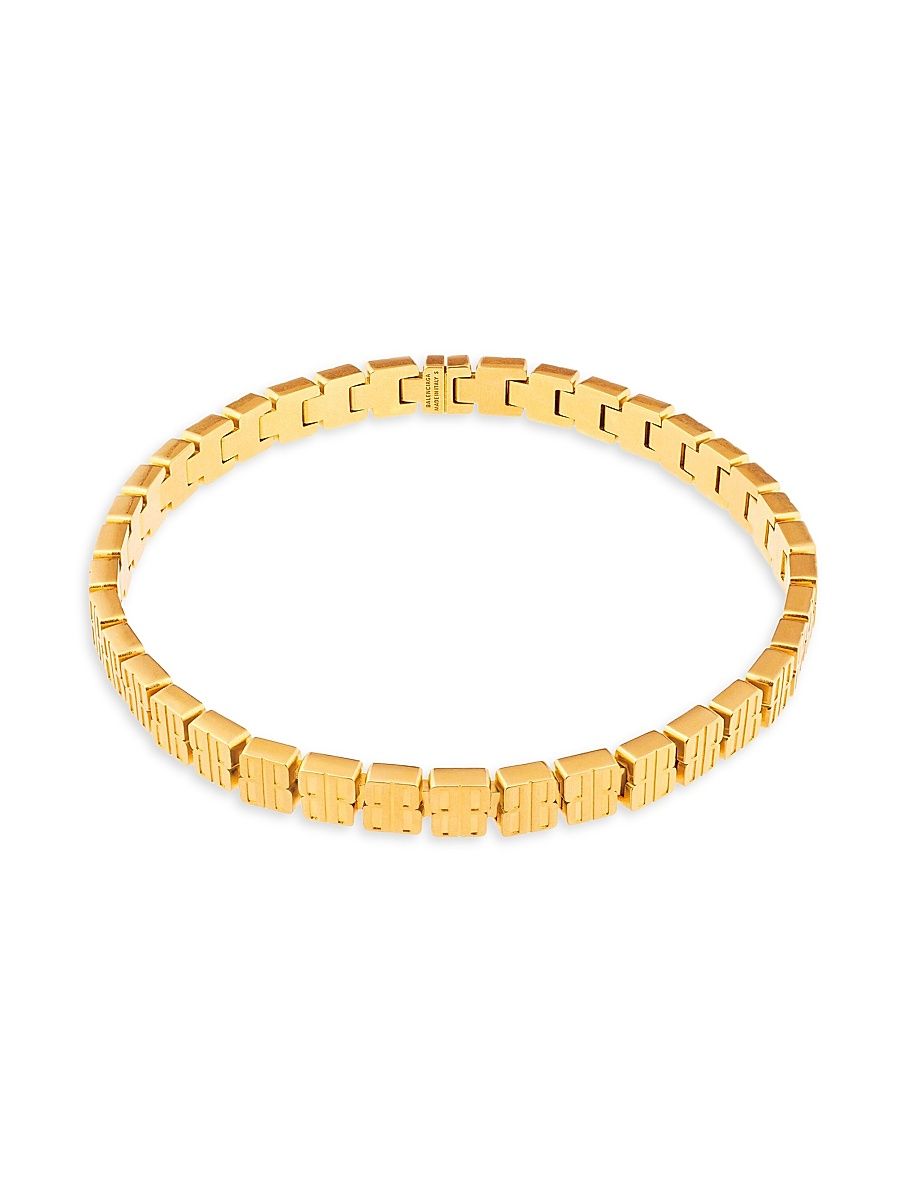 Women's Nano Mini Link Choker - Shiny Gold - Size Large