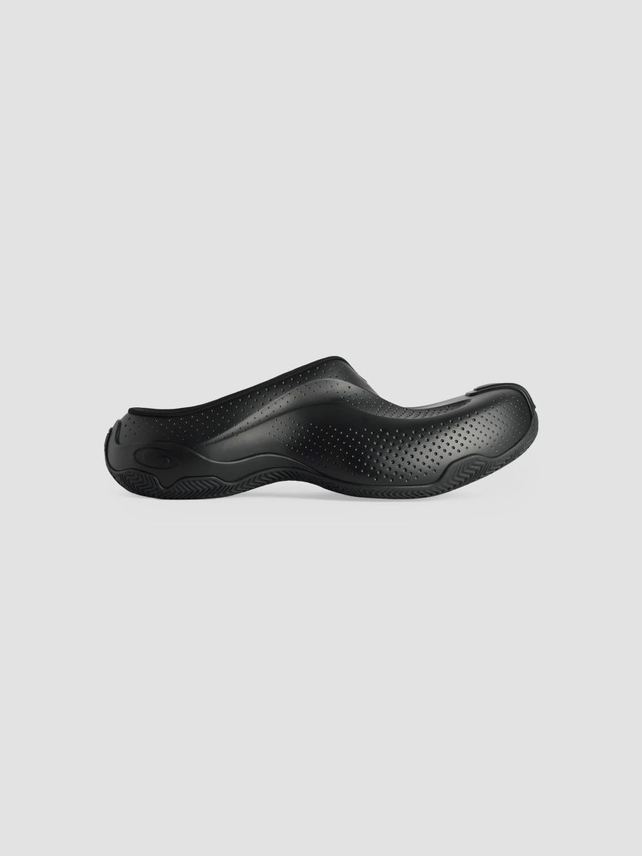 Balenciaga Men's Basketball Mule Sneakers - Black - Size 12