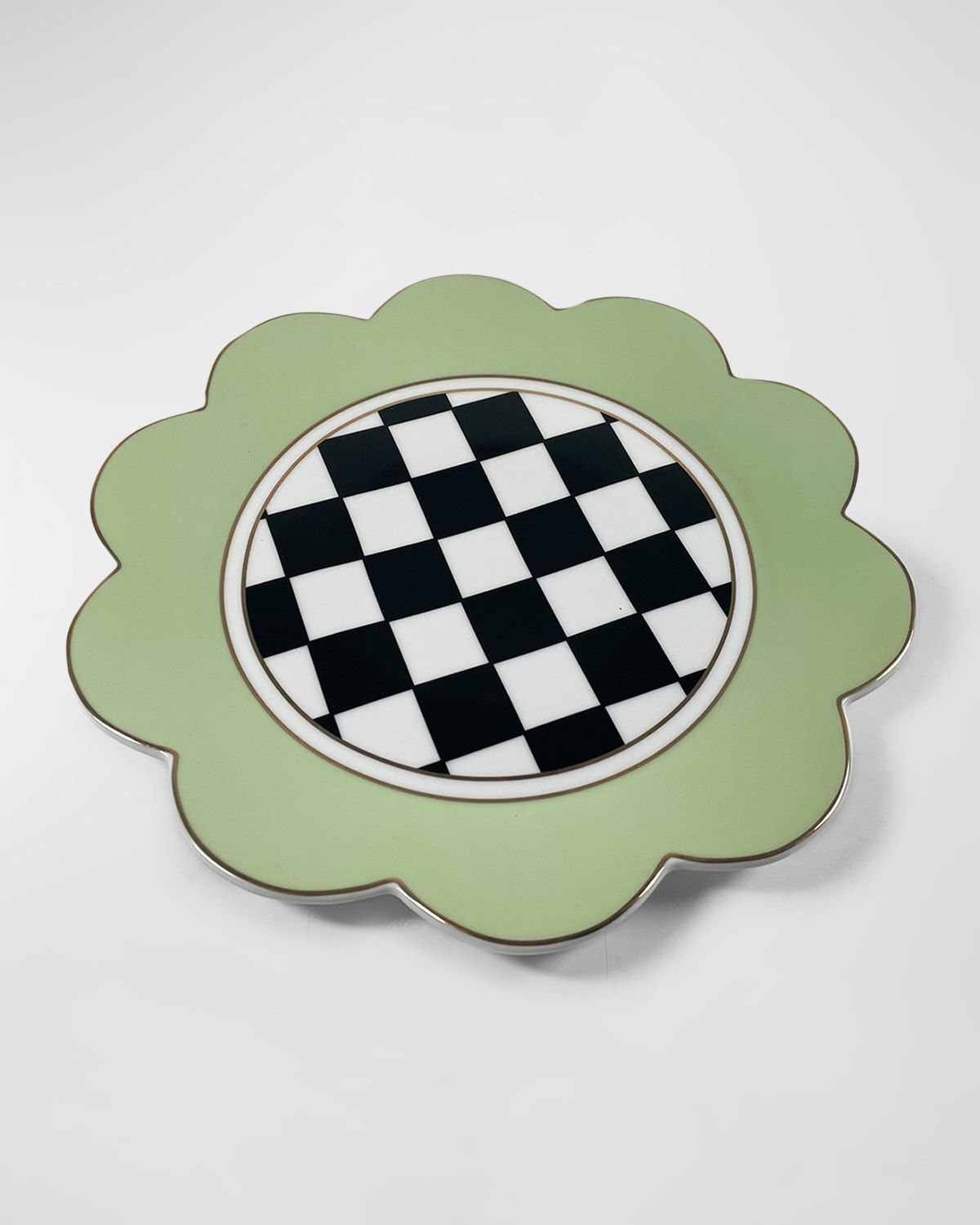 Butterfly Toile Dinner Plate