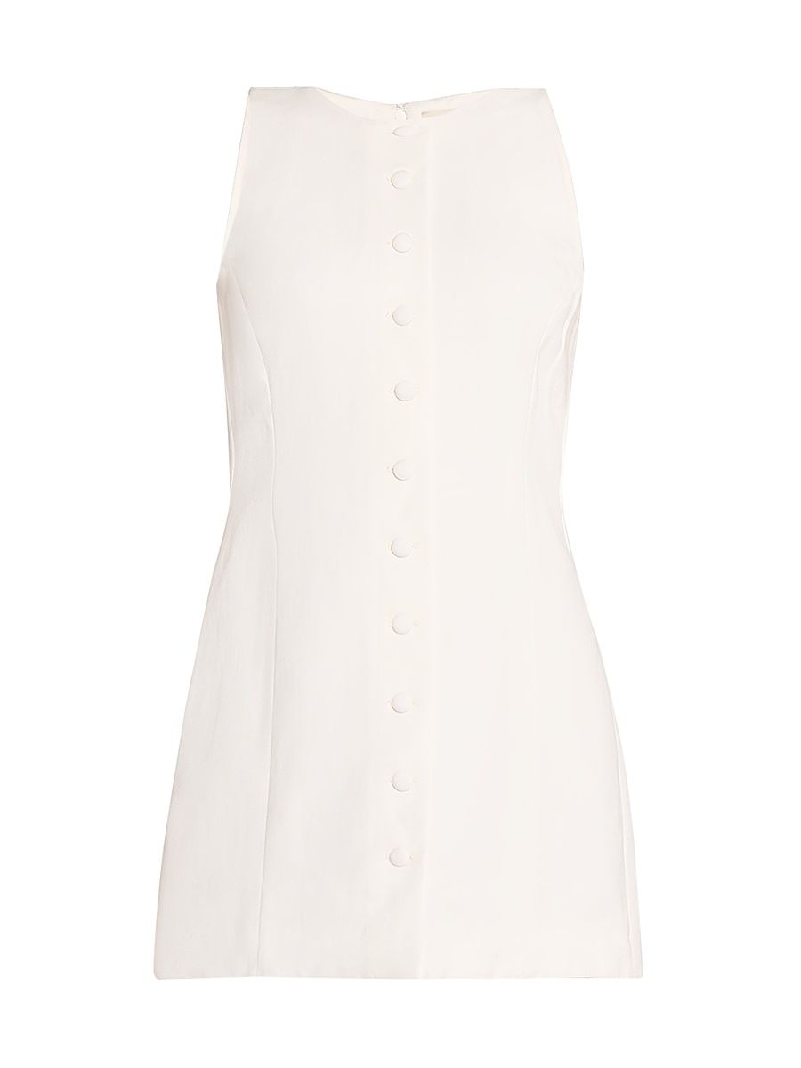 Women's Eveline Shift Minidress - White - Size Large