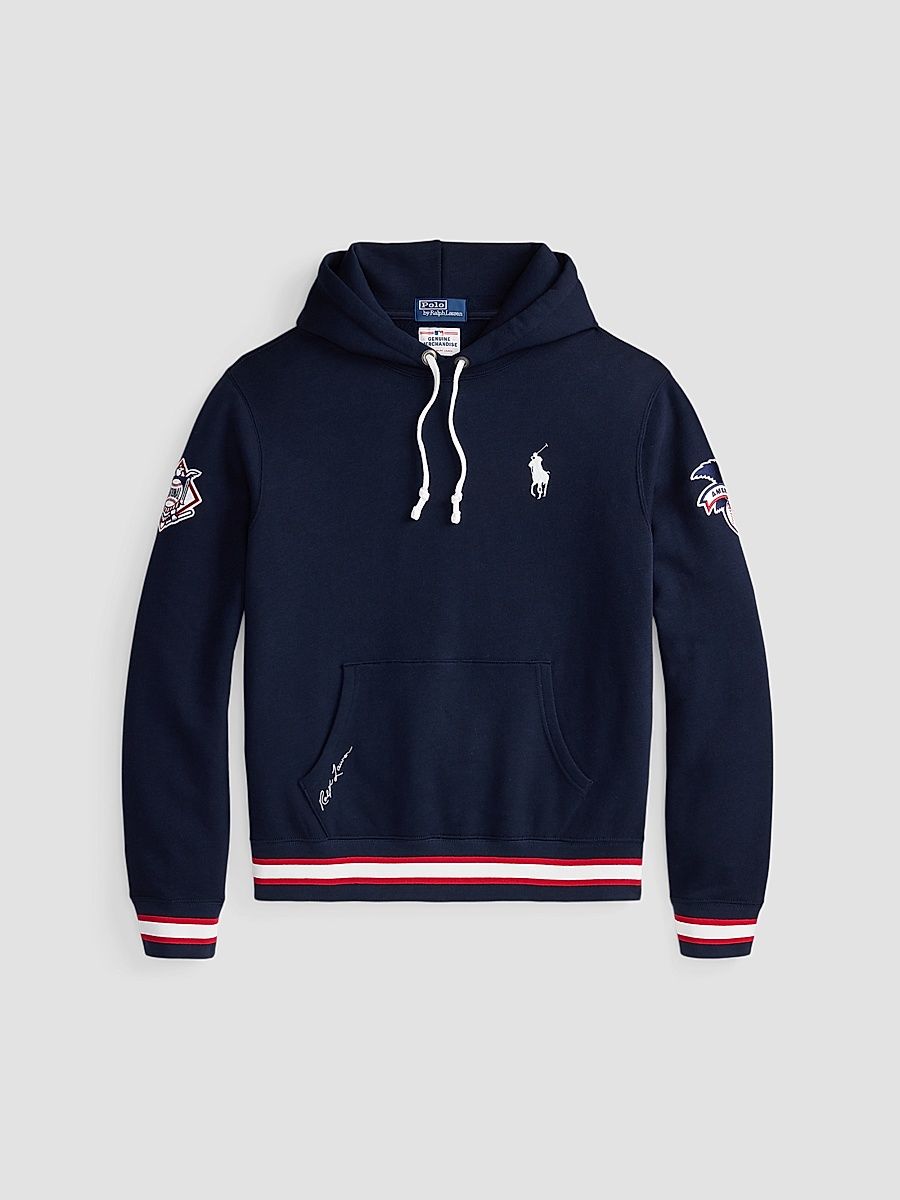 Men's MLB All-Star Game Vintage Fleece Hoodie - Aviator Navy Multi - Size XXL