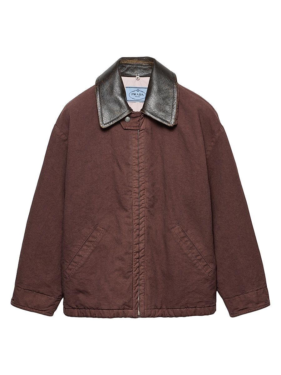 Women's Old Canvas Caban Jacket - Dark Red - Size 6