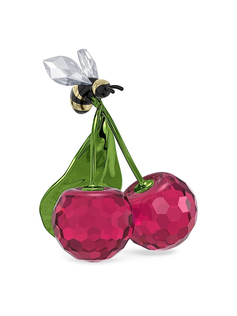 Idyllia Bee & Cherry Crystal Figurine