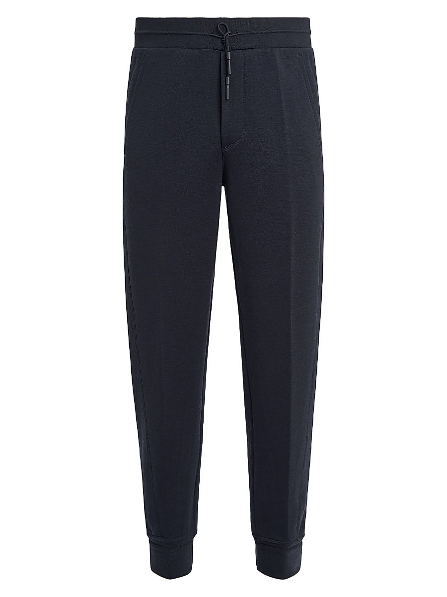 Men's High Performance Wool Blend Joggers - Navy Blue - Size XXL