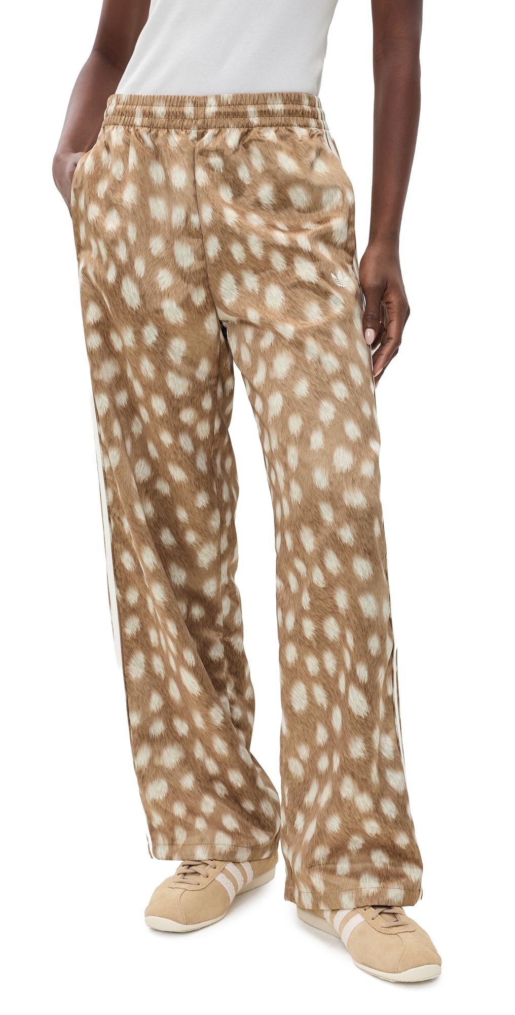 adidas AOP Adibreak Track Pants Brown Desert XXS