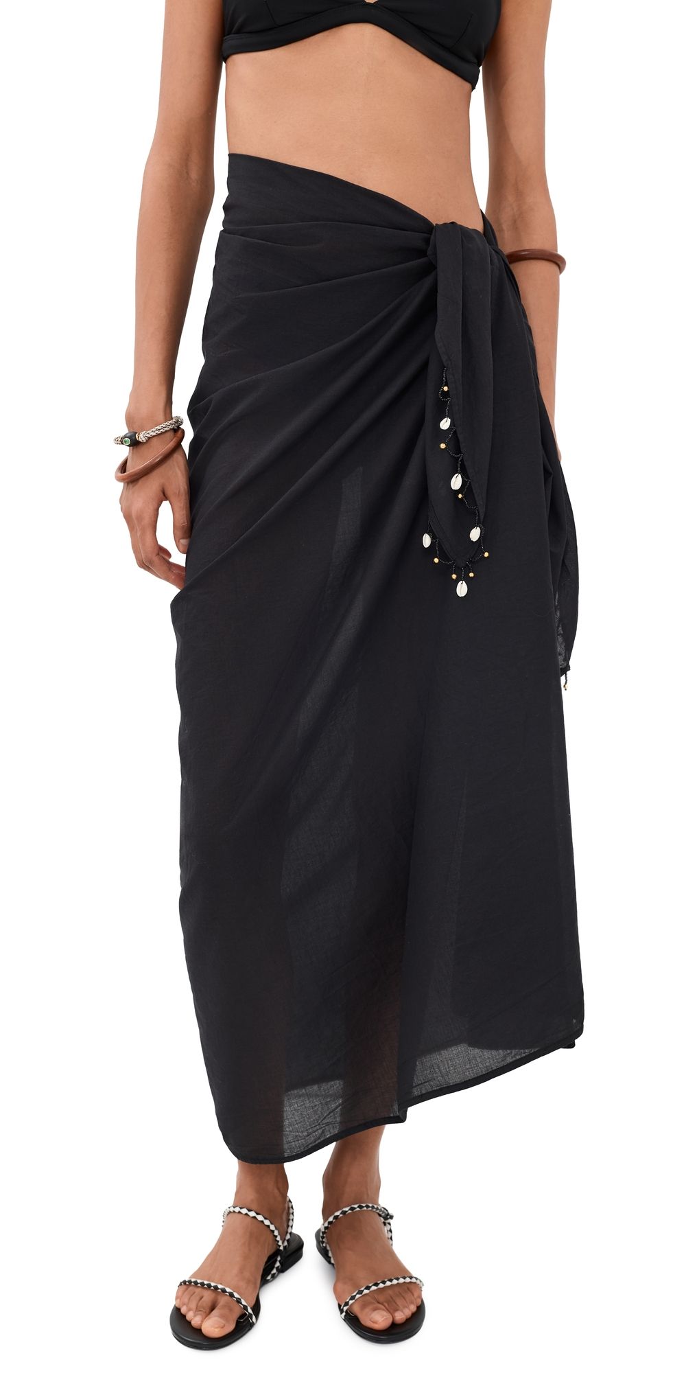 LSPACE Mika Sarong Black One Size
