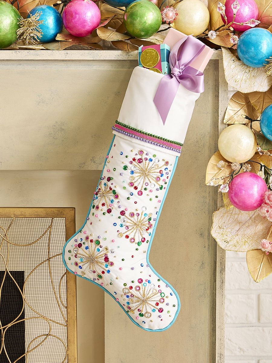 Kim Seybert Confetti Holiday Pop Stocking