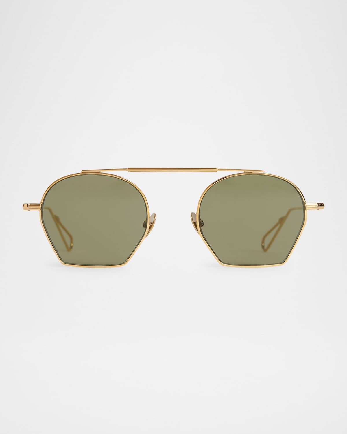 Chaillot Metal & Nylon Round Sunglasses