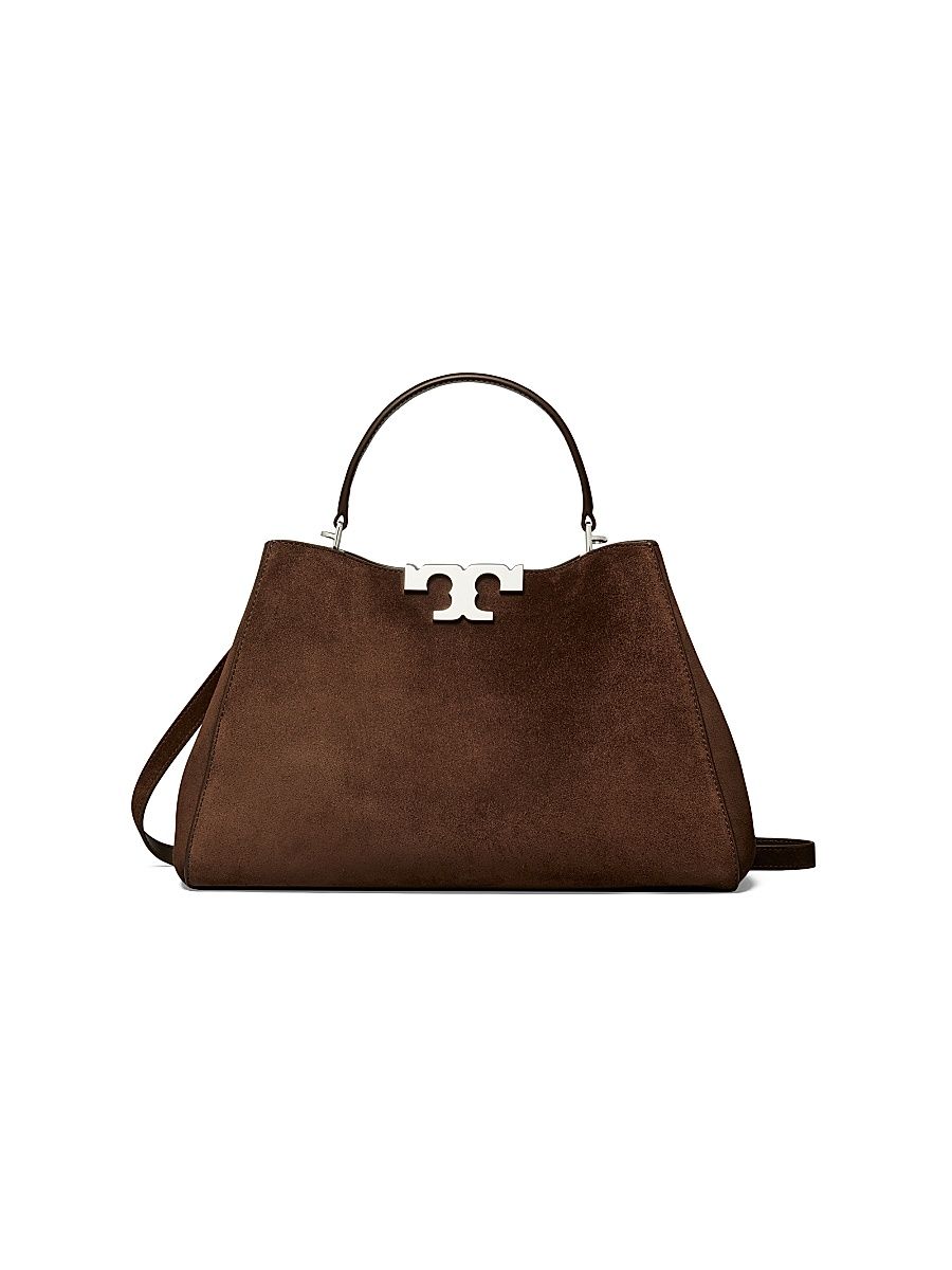 Women's Eleanor Suede Satchel - Dark Cocoa