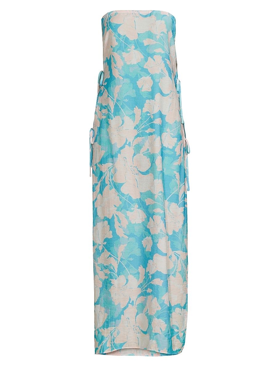 Women's Henny Strapless Maxi Dress - Vintage Vining Floral - Size Small