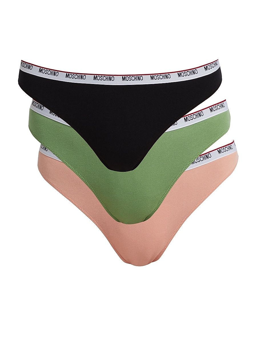 Women's Logo Tape Underwear 3-Pack - Fantasy Print - Size Large