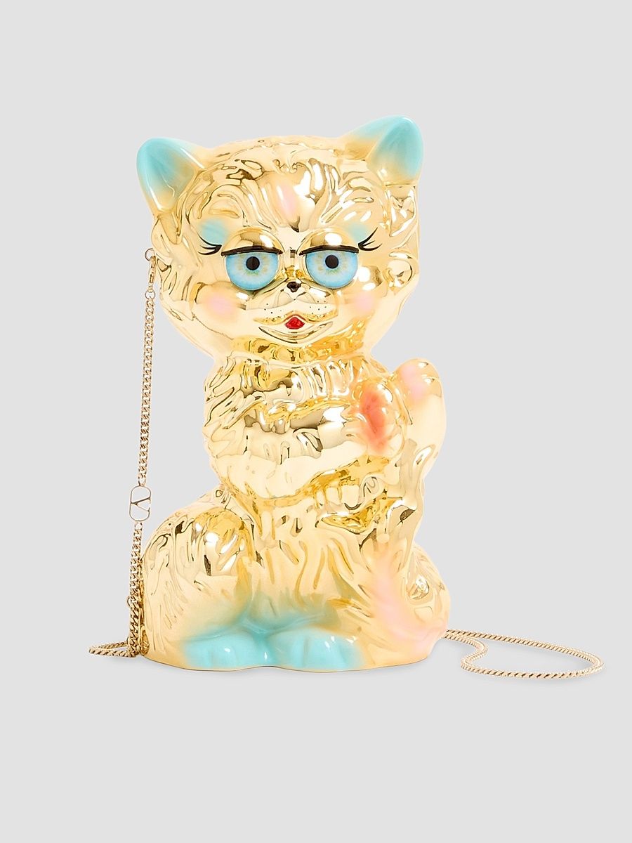 Women's Le Chat De La Maison Minaudiere Clutch - Multicolored