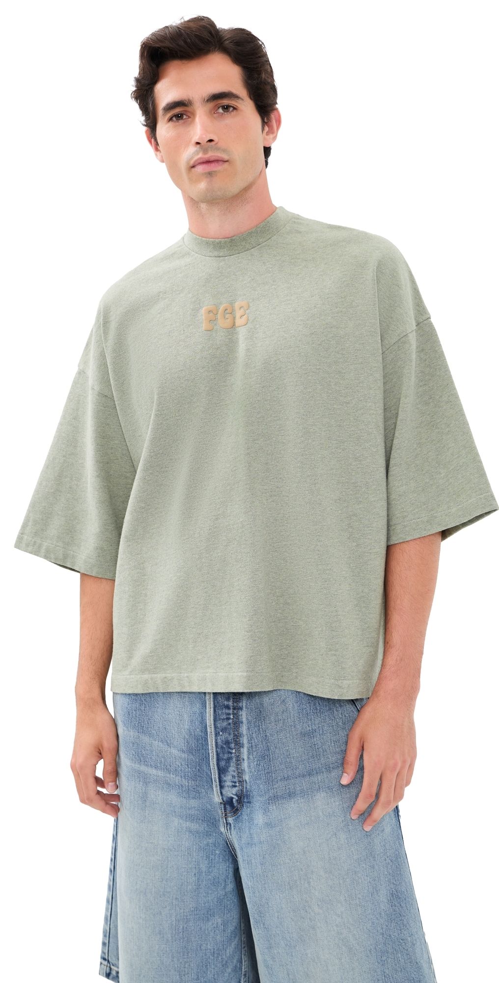 Fear of God Merch Tee Washed Seal Heather XL