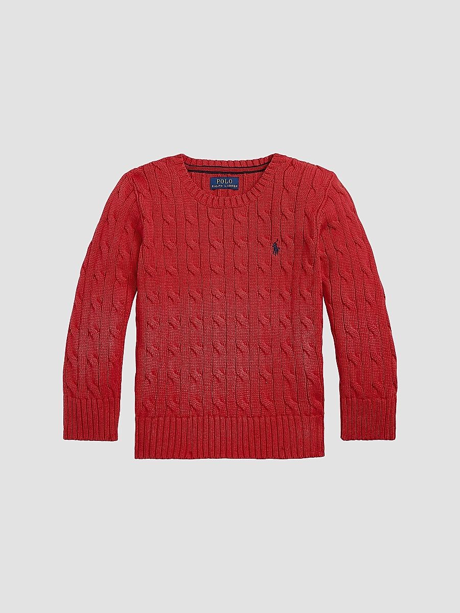 Polo Ralph Lauren Boy's Little Boy's & Boy's Cable-Knit Sweater - Ralph Lauren Red - Size 10