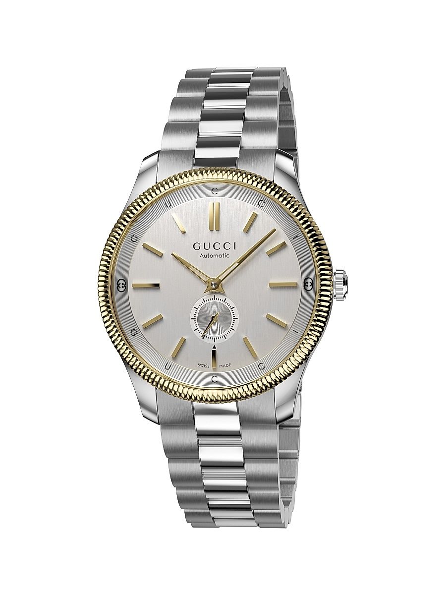 Men's G-Timeless Stainless Steel Bracelet Watch/40MM - Bicolor