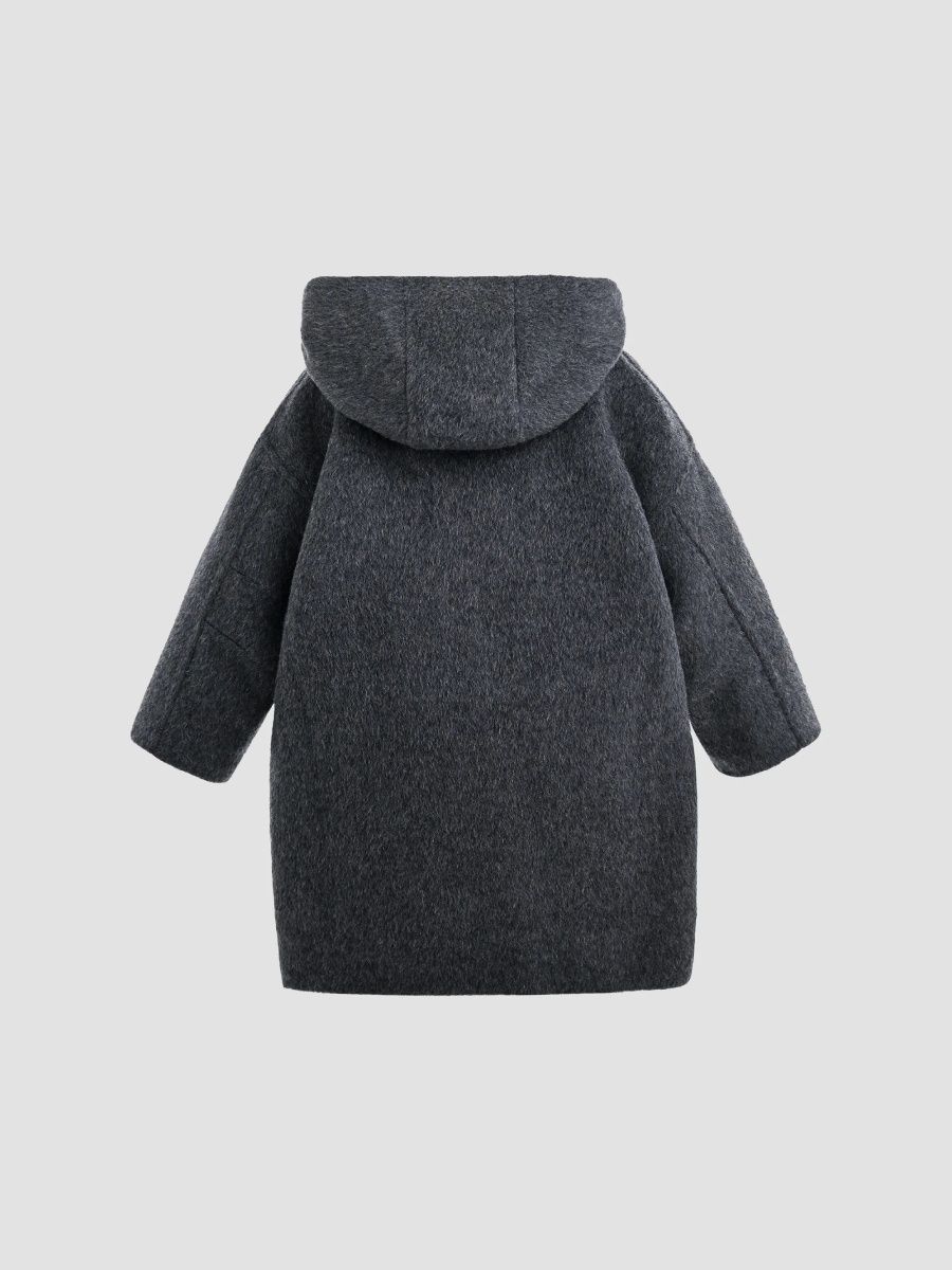Moustache Boy's Little Boy's & Boy's Hooded Winter Coat - Grey - Size 4