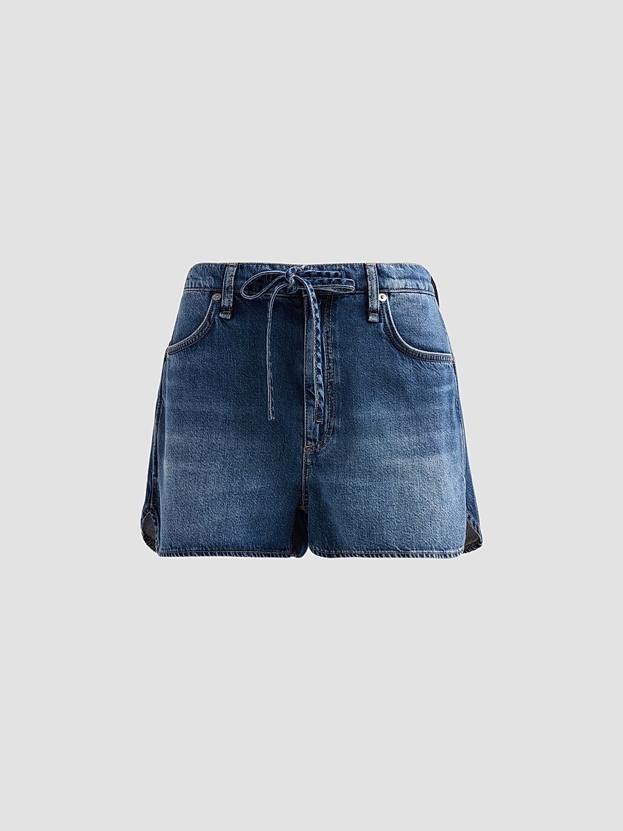 Women's Nolan Drawstring Denim Shorts - Emerson - Size Small