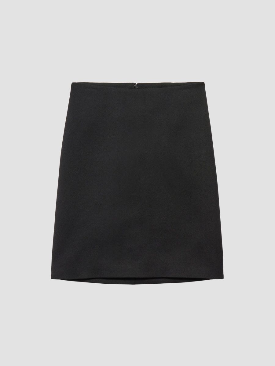 Balenciaga Women's Midi Skirt - Black - Size 2