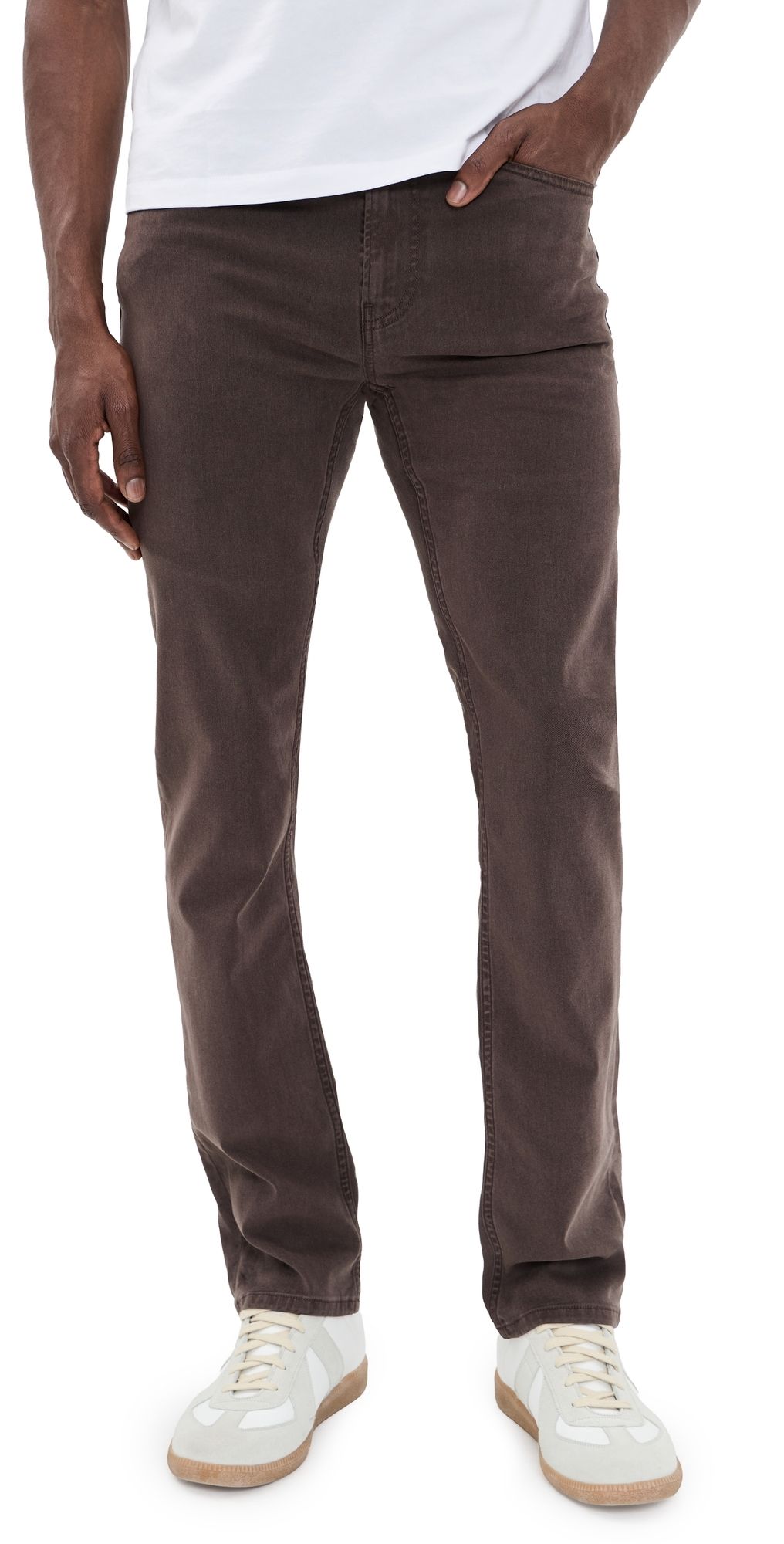 FRAME Modern Straight Twill Jeans Dark Chocolate 30