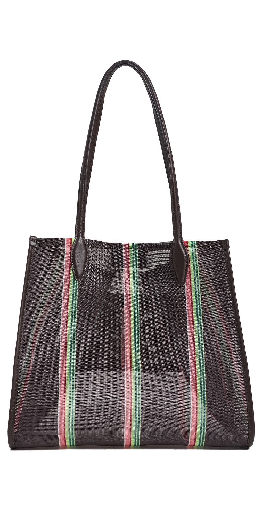 Madewell Madewell x Shopbop Mesh Lexington Tote Dark Brown Multi One Size